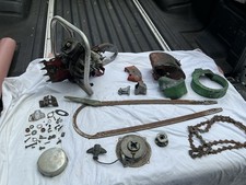 Vintage Homelite Model 17 Bowsaw Bow Saw Parts (Believed Complete) W/Chain Rare picture