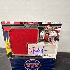 Topps 2023 Composite Jumbo Patch Autographs Frank Gore 49ers /99 Auto picture