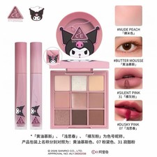 KUROMI STYLENANDA 3CE EYESHADOW PALETTE LIQUID LIPSTICK BLUSH GIFT SET picture