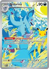 Nidorina (30th Celebration) Holofoil ME: Mega Evolution Promo 101 NM picture