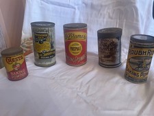 Rare Vintage early 1900's Lot of 5 tins-Antique Kitchen collection picture