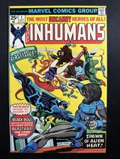 The Inhumans #1 1975 George Perez Marvel Comics 1st Print Fine *A10 picture