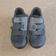 Bontrager Starvos Road Cycling Shoes Hook & Loop Straps Black/Gray Low Top picture