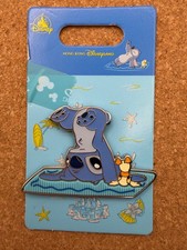 Disney 2026 Hong Kong Disneyland Summer Stitch Blue Yoga Mat with Duck OE pin picture