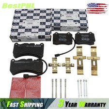 For 2013-2019 Maserati Ghibli Quattroporte 3.0L Front rear brake pads brakes picture