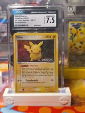 Pokemon Ditto Card 39/113 Pikachu EX Delta Species Reverse Holo Stamped CGC 7.5 picture