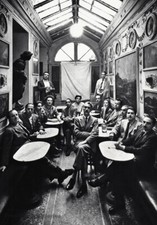 1948/60 Vintage IRVING PENN Rome Intellectuals Meeting @ Cafe Greco Photogravure picture