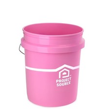 Project Source Pink 5-gallon Plastic General bucket picture