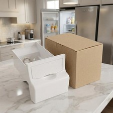 Frigidaire 241860803 Genuine OEM Refrigerator Ice Bucket Assembly Complete picture