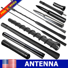 Short Antenna AM/FM Mast Black Replacement Fits 2009-2018 Dodge Ram 1500-3500 4