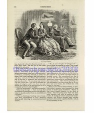 Vicars Parlour, Book Illustration (Print), 1861 picture