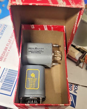 Vintage General Electric CR2791G121A10 & Chicago Sealed Relays Pair NOS NIB picture