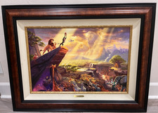 Thomas Kinkade Disney The Lion King 18x27 Gallery Proof G/P Canvas 247/404 RARE picture