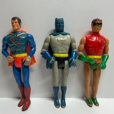 Vintage 1979 Mego DC Comics - Superman Batman Robin Figures Lot picture