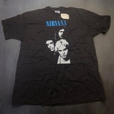 GRAIL Nirvana Band Pic Tee Hanes Size XL 1994 DEAD STOCK W/ Tags Never Worn RARE picture