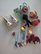 Large Lot of  15 Floral Crafting Birds, Mushroom Birds, Some Vintage 1950s-1990s picture