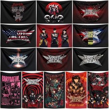 BABYMETAL KAWAII METAL BAND FLAG BANNER TAPESTRY POSTER WALL HANGING LOGO DECOR picture