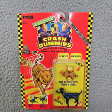 Vintage 1991 Crash Dummies Hubcat & Bumper Action Figure Tyco Sealed picture