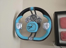 Bugatti Tourbillon Inspired 1:1 Steering Wheel Wall Clock Custom 3D Printed PLA picture