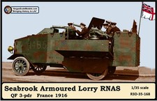 1/35 British RNAS 1916  Seabrook  Armoured Lorry QF-3pdr picture
