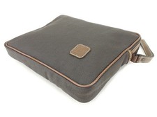 Dunhill Clutch bag Black brown Women Authentic secondhand picture