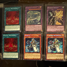 KONAMI Yu-Gi-Oh Invoked 6-Card Lot Aleister, Meltdown, Raidjin, Elysium picture