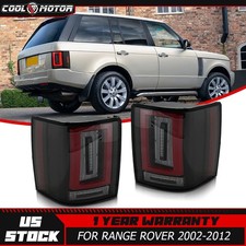 Black LED Tail Light For Land Rover Range Rover 2002-2012 Sequential & Animation picture