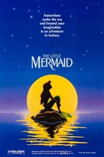 1989 Walt Disneys The Little Mermaid Movie Poster 11X17 Ariel Ursula Sebastian🍿 picture