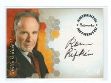 Alias Season 2 Inkworks Auto Autograph Card A12 Ron Rifkin as Arvin Sloane picture