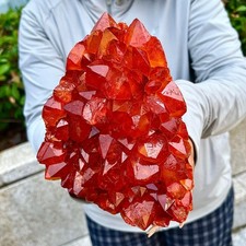4.27LB  Natural citrine cave quartz cluster crystal sample picture
