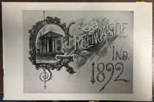 Greencastle Indiana 1892 Historical Softcover Wrap - RT Jones, Mills, Beckett Pr picture