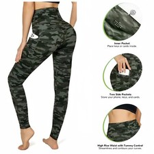 Women's Butt Lifting Yoga Leggings High Waist workout Gym Pants with Pockets picture