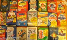 Fun Lot of 50 Unopened Old Vintage Baseball Cards in Wax Packs Huge Assortment picture