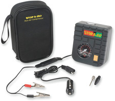Stop and Go Mini Portable 12V Air Compressor 4x2x6 Universal RCP picture