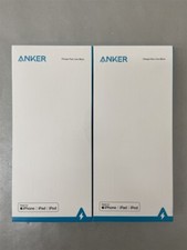 Lot of 2 Anker A8454 PowerLine+ II USB-A w/ Lightning Connector 10ft Black picture