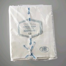 Vtg Wamsutta 100% Cotton Supercale 200 Standard Pillowcases Pair White NOS  picture