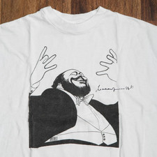 Rare Luciano Pavarotti Singer Gift For Fan S to 5XL Unisex T-shirt picture