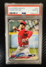 2018 TOPPS UPDATE #US1 SHOHEI OHTANI ROOKIE RC PSA 10 picture