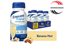 Ensure Original Nutrition Shake BANANA NUT 8 Fl Oz Choose 18 Bottles picture