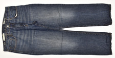 GAP 1969 Mens Jeans 36x32 Blue Denim Standard Fit Straight Dark Wash Cotton picture