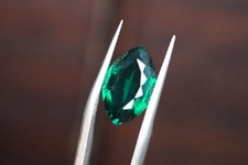 3.59ct Lab-Created Emerald Marquise Cut IGI Certified Emerald Gemstone picture