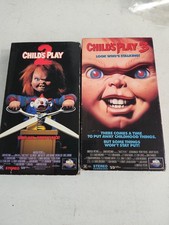 Child's Play 2 & 3 (2 VHS SET) Chucky - SAME DAY SHIP picture