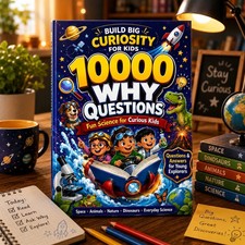 10000 Whys Colour ful Encyclopedia for Kids 6-12 Year Old Big Questions, Smart. picture