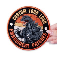 Custom Embroidered Logo Patch, Personalized Logo Patches, Logo Iron On Patch picture