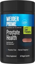 Weider Prime Prostate Health for Men, Saw Palmetto, Dual Action with N.O. Boost, picture