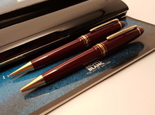 Montblanc Meisterstück Classique 164 Burgundy Gold Ballpoint Pen New Germany picture