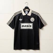 Adidas x Oasis Tour Jacquard Jersey Black Size M picture