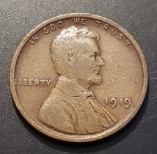 1919-P Lincoln Wheat Cent, Nice Brown Penny, Actual Coin Shown In Both Photos picture