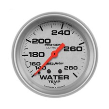 Auto Meter 4431 Ultra-Lite Mechanical Water Temperature Gauge , 2 5/8