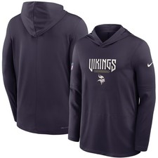 Nike Authentic Minnesota Vikings Rivalries Sideline Dri-FIT Lightweight Hoodie picture